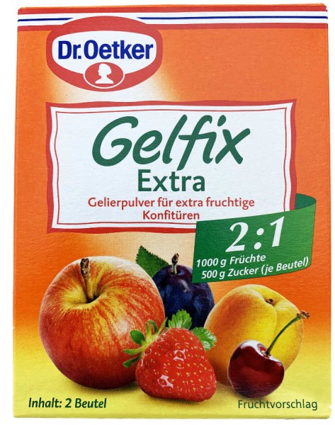 Dr. Oetker Gelfix Extra für extra fruchtige Konfitüren 2 Beutel 50g