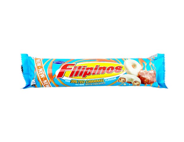 Filipinos Salzkaramell weiße Schokolade 128g