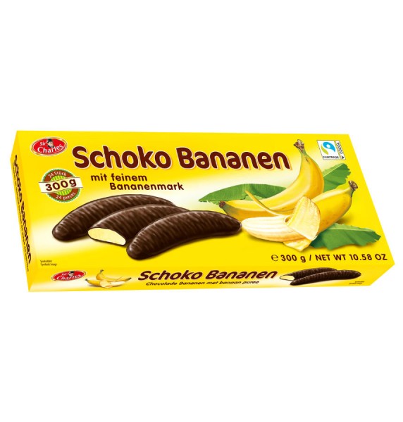 Schoko Bananen mit Bananenmark XL 300g