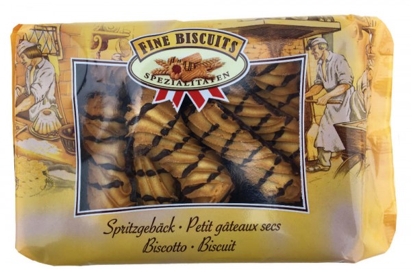 Fine Biscuits Spritzgebäck mit Kakaoglasur 200g