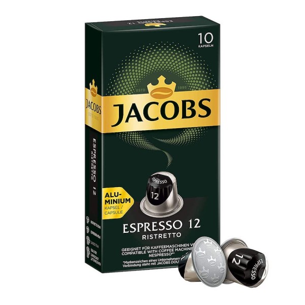 Jacobs Espresso 12 Ristretto Kapseln 10er 52g Nespresso®