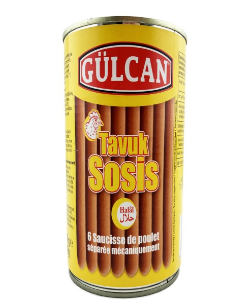 Gülcan Tavuk Sosis 6 Stück 250g