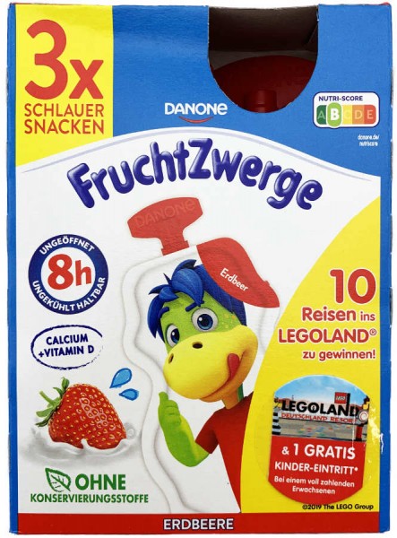 Danone FruchtZwerge Erdbeere | 210g Verkauf Leckerposten MHD 