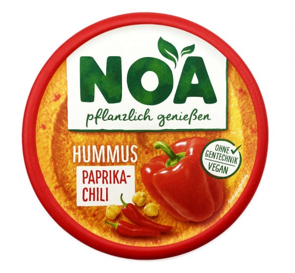 NOA Brotaufstrich Hummus Paprika Chili 175g