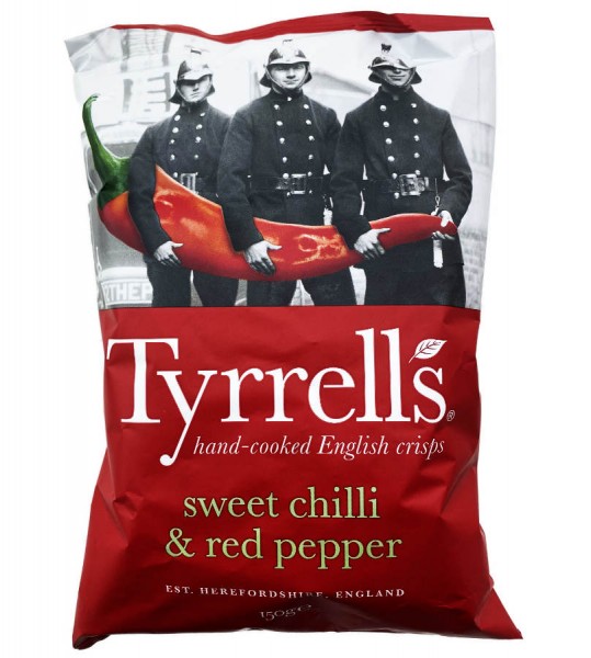 Tyrrells Chips Sweet Chili Red Pepper 150g