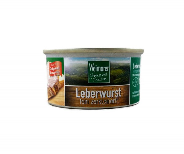 Weimarer Leberwurst nach Originalrezeptur 125g