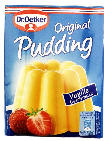 Dr. Oetker® Original Pudding Vanille Geschmack 3er Pack 111g